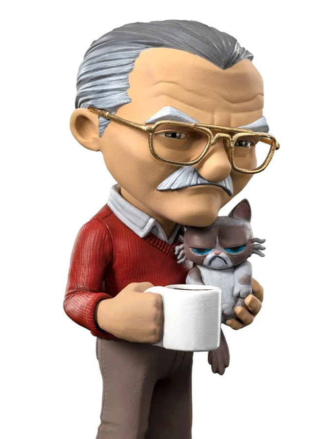 Stan Lee with Grumpy Cat - Pow - MiniCo