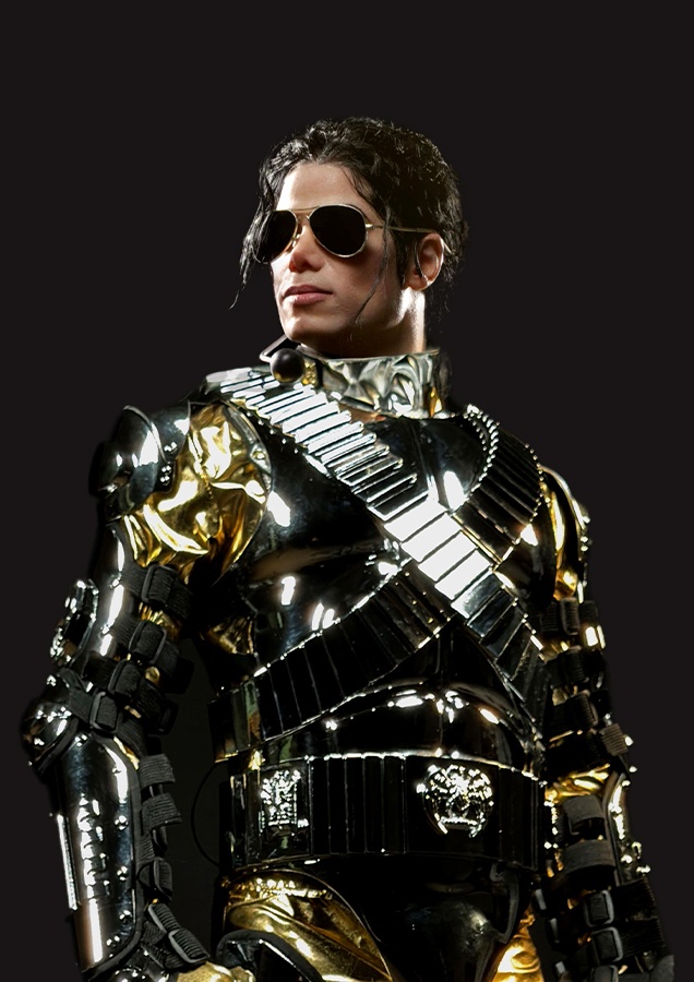 Michael Jackson HIStory Tour - Golden Armor (Deluxe) 1/2 Scale