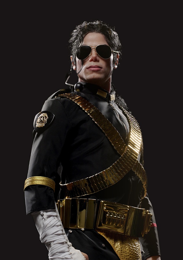 Michael Jackson - Dangerous Tour (Black Outfit) - 1/2 Scale Statue