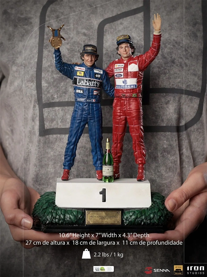 Ayrton Senna and Alain Prost Deluxe - The Last Podium