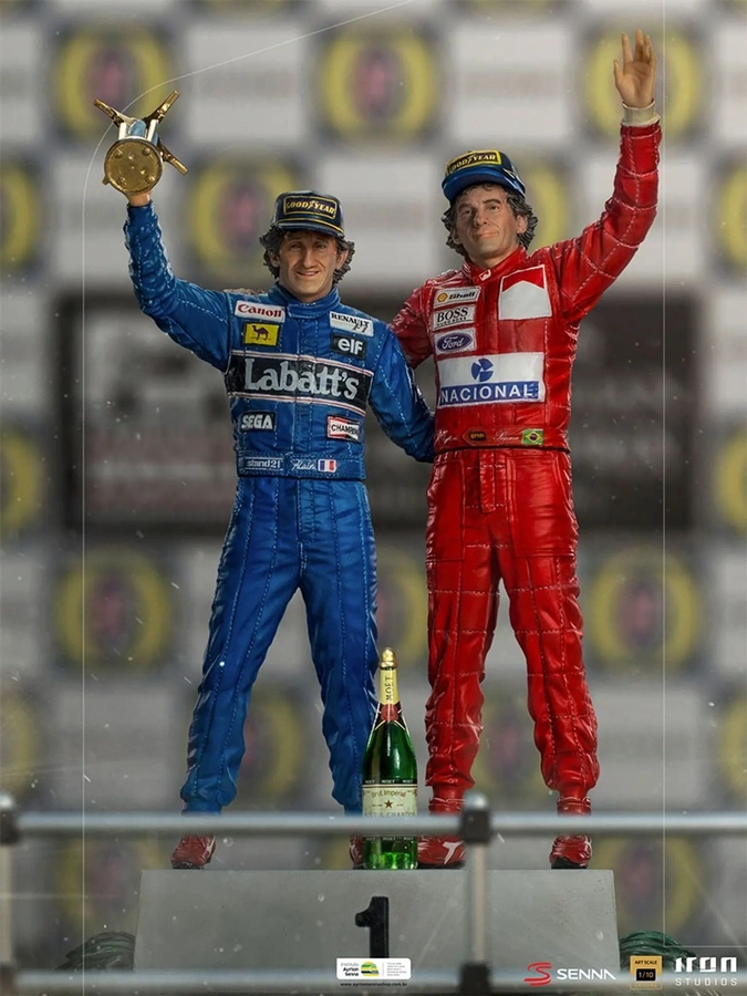 Ayrton Senna and Alain Prost Deluxe - The Last Podium