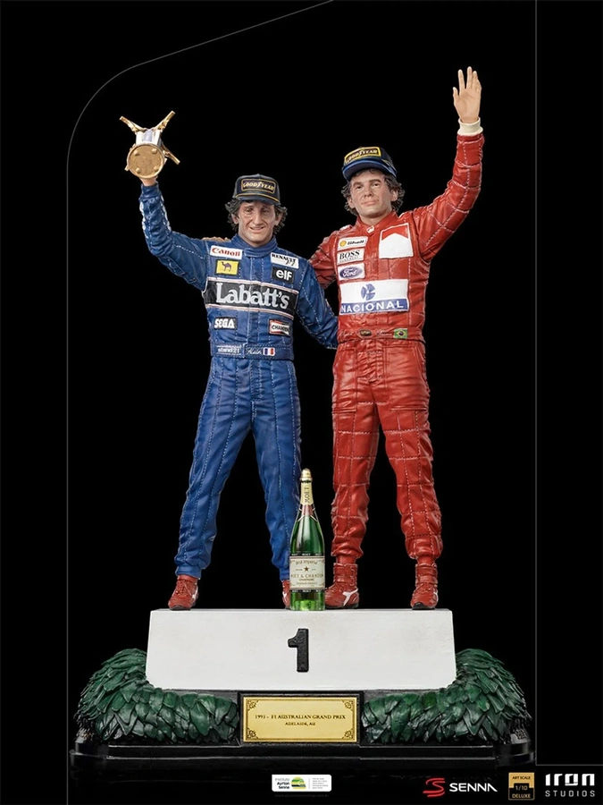 Ayrton Senna and Alain Prost Deluxe - The Last Podium