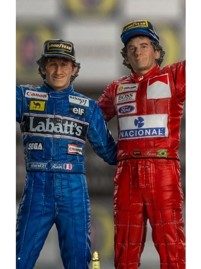 Ayrton Senna and Alain Prost Deluxe - The Last Podium