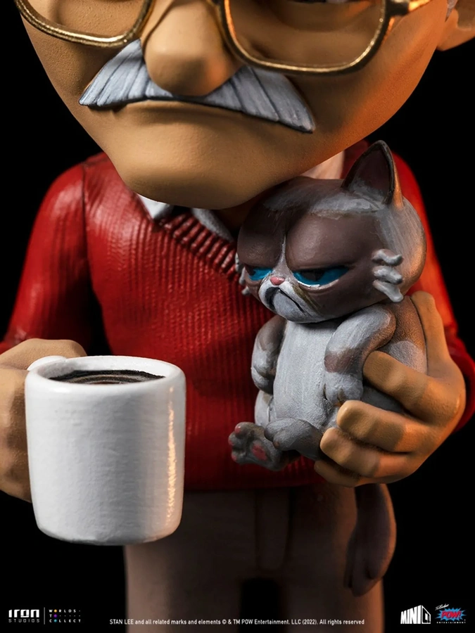 Stan Lee with Grumpy Cat - Pow - MiniCo