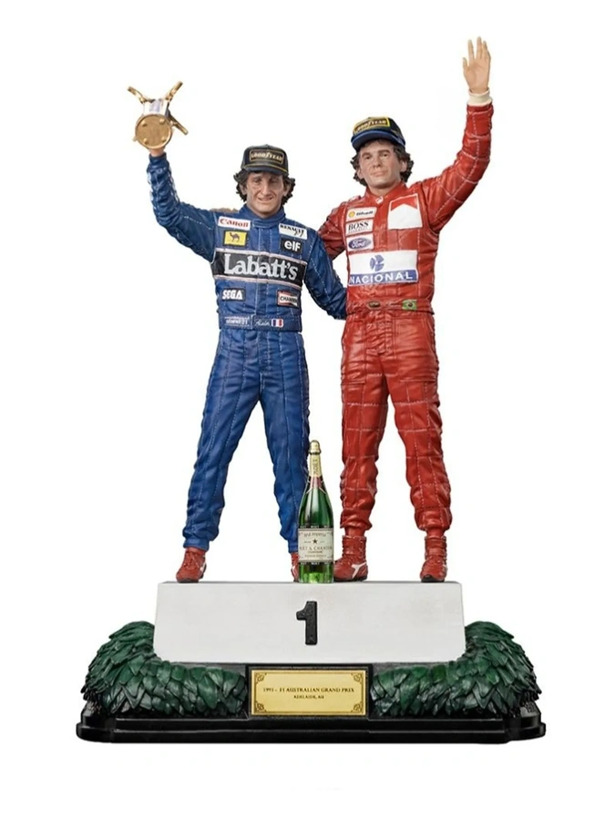 Ayrton Senna and Alain Prost Deluxe - The Last Podium